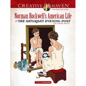 Greative Haven Norman Rockwells American Life coloring