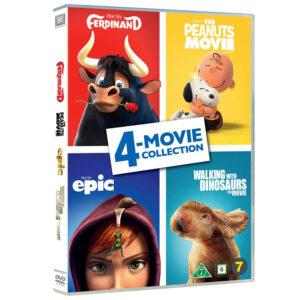 Ferdinand / Peanuts Movie / Epic / Walking with Dinosaurs 4-Movie Collection DVD